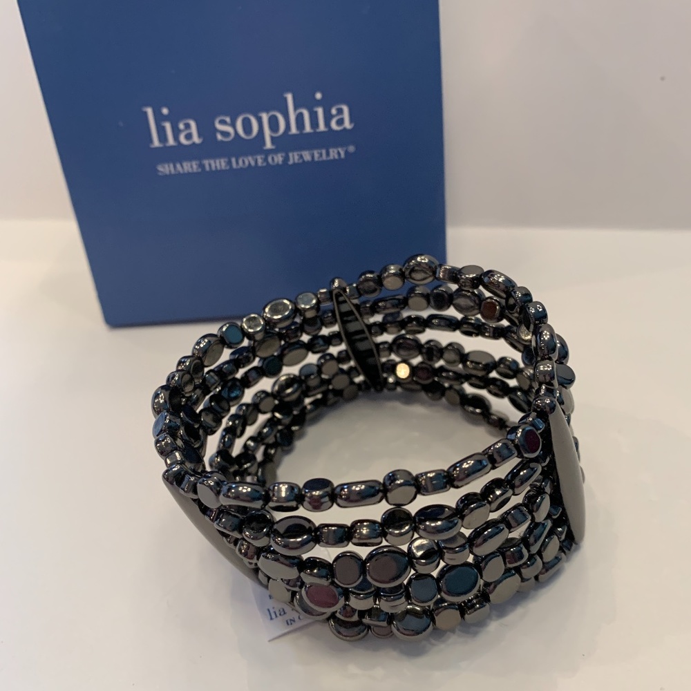 NWT -  Lia Sophia Molten Stretch Bracelet #12773